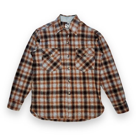 Other - Amana Woolen Mill Workwear Shirt Mens Medium 80/20 Wool/Nylon 70s Vintage Plaid